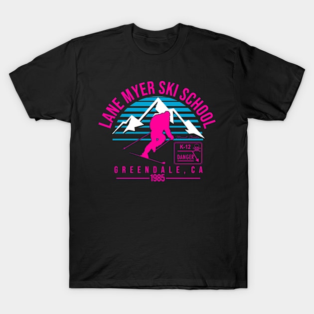 LANE MYER SKI SCHOOL T-Shirt by YourLuckyTee